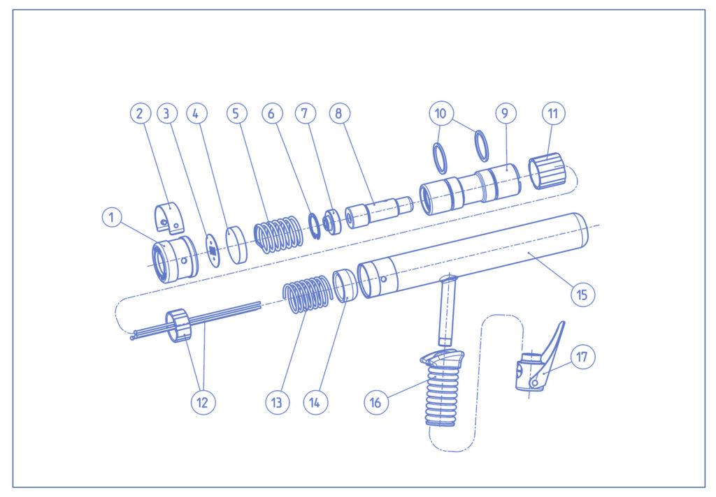 Needle scalers Von Arx Surface Preparation